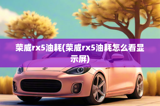 荣威rx5油耗(荣威rx5油耗怎么看显示屏)