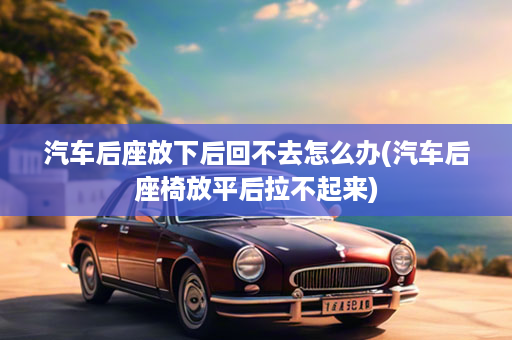 汽车后座放下后回不去怎么办(汽车后座椅放平后拉不起来)